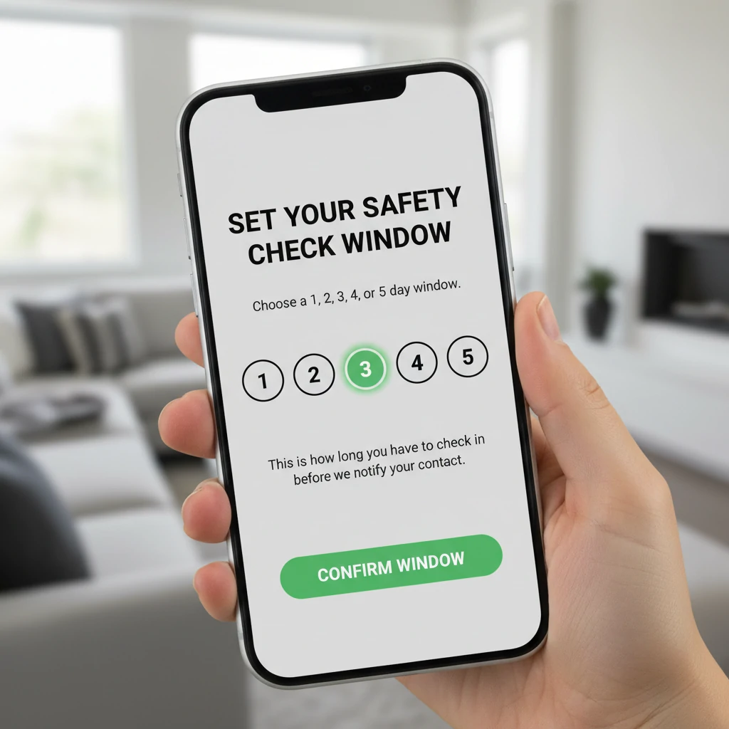1. Set Your Safety Check Window